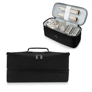 New double-layer carrying case, curling iron tool bag, hair dryer storage bag, hand-held travel portable, Hair Diffuser