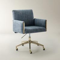 Lucia Desk Chair - Peacock