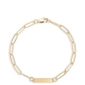 Angel Number Paperclip Chain Bracelet - Everyday Jewelry - Gold Jewelry