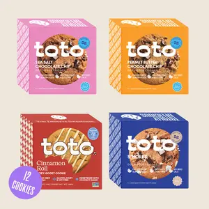 All-Star Bundle - 16x Cookies in 4x 4-packs: Sea Salt Chocolate Chip, Peanut Butter Chocolate Chip, S'mores, Cinnamon Roll