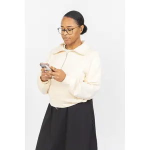 Essential Half-Zip Modest Pullover