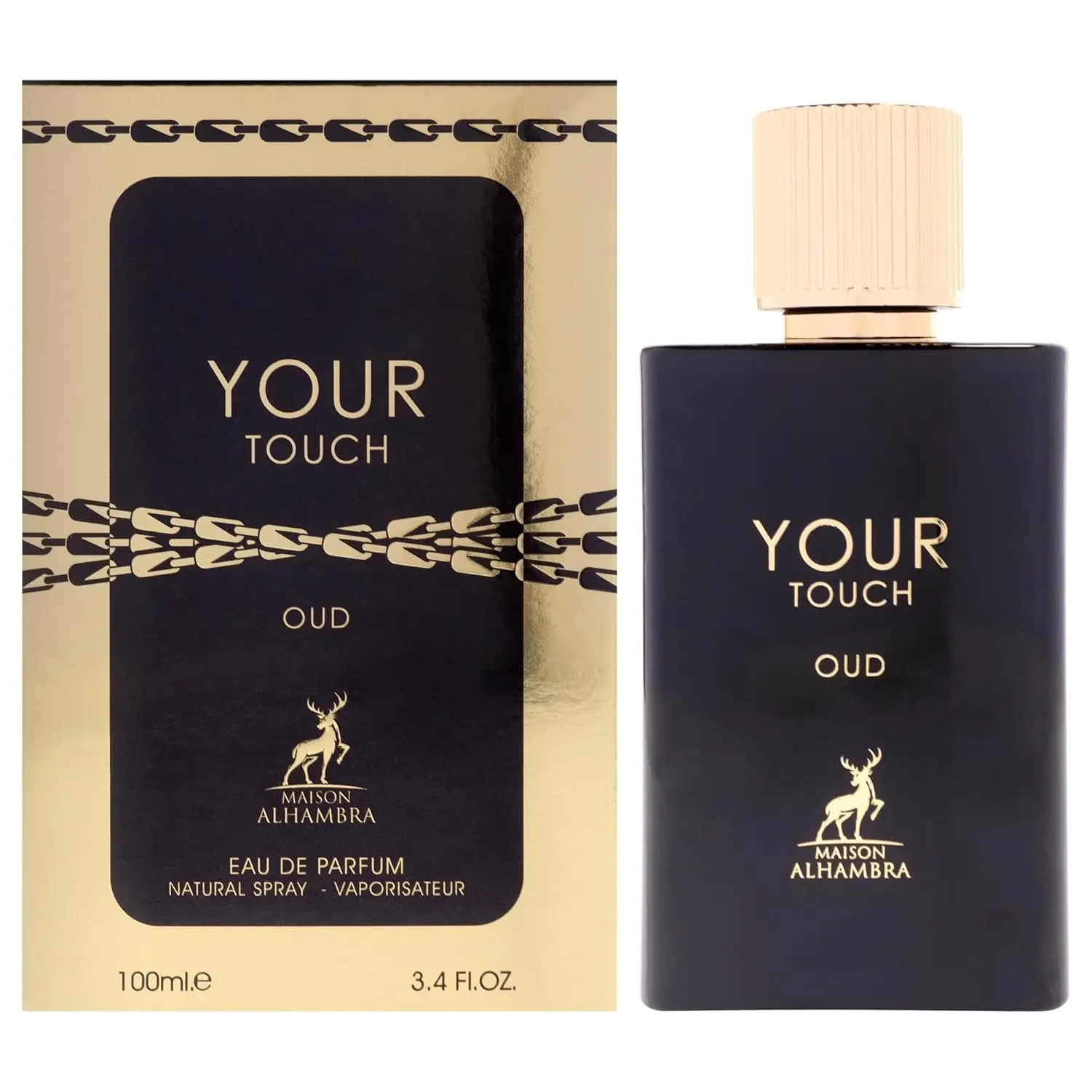 Maison Alhambra Your Touch Oud Unisex Fragrance, 100 mL