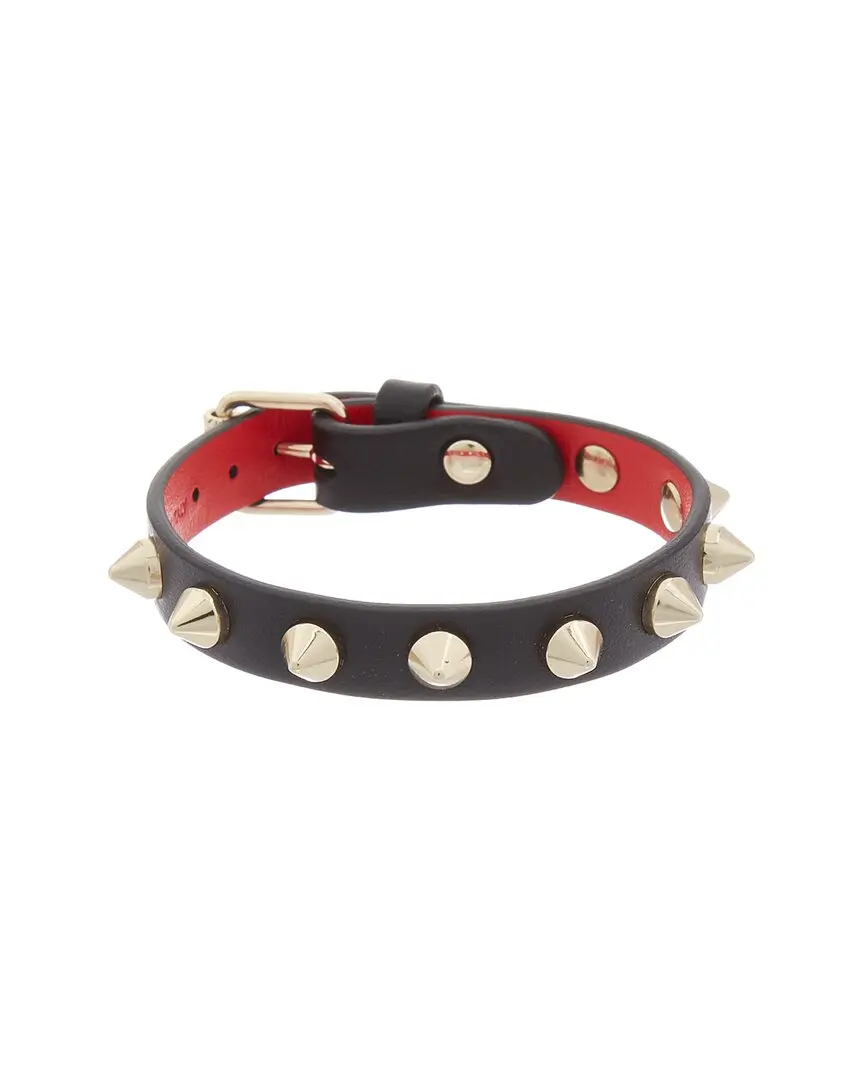 Christian Louboutin Iconic Loubilink Leather Bracelet