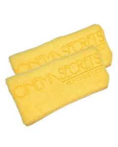 Microfiber Brush Cleaning Towel, Yellow (2 Pack)