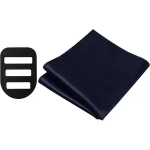 Pocket Squares for Men, 12'' Mens Womens Handkerchiefs with Pocket Square Holder for Suits Wedding Party