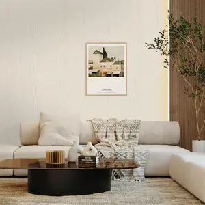 Wood Grain Self-adhesive Decorative Wallpaper, Waterproof & Anti-moisture Furniture Renovation Sticker, Removable Wall Sticker for Home Decor