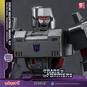 YOLOPARK Transformers Toys: Megatron & Nemesis Prime & Starscream Action Figure - Generation 1 - 7.87 Inch Pre-assembled Model Kit from the AMK PRO Series