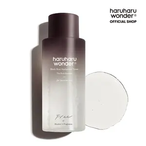 [HARUHARU WONDER Official Shop] - Black Rice Hyaluronic Toner Fragrance Free 150ml - A light, refreshing and sensitive-skin-friendly toner to hydrate, brighten and soothe your skin