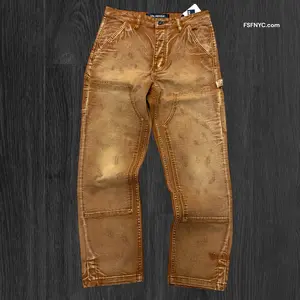 Valabasas - Straight Fit Carpenter Denim  - Burnt Brown - 1008