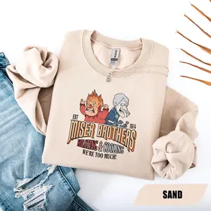 Miser Brothers Heating And Cooling Sweatshirt, Miser Brothers Too Much Shirt, Heat And Snow, Snow Heat Miser Gift, Miser Brothers Christmas - Cotton Crewneck, Womenswear, Casual