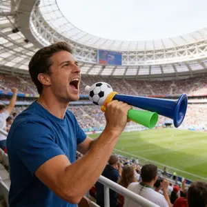 Football Match Cheering Horn • Loud Soccer Horn for Fans • Portable Stadium Noise Maker • High-Volume Cheer Prop • Ultimate Game Day Atmosphere Essential • Super Loud Sound for Maximum Fun • Must-Have for Soccer Matches, Sports Events & Parties