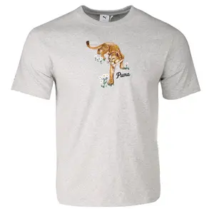 PUMA Mens X Noah Graphic Crew Neck Short Sleeve Casual Tops Casual - Grey