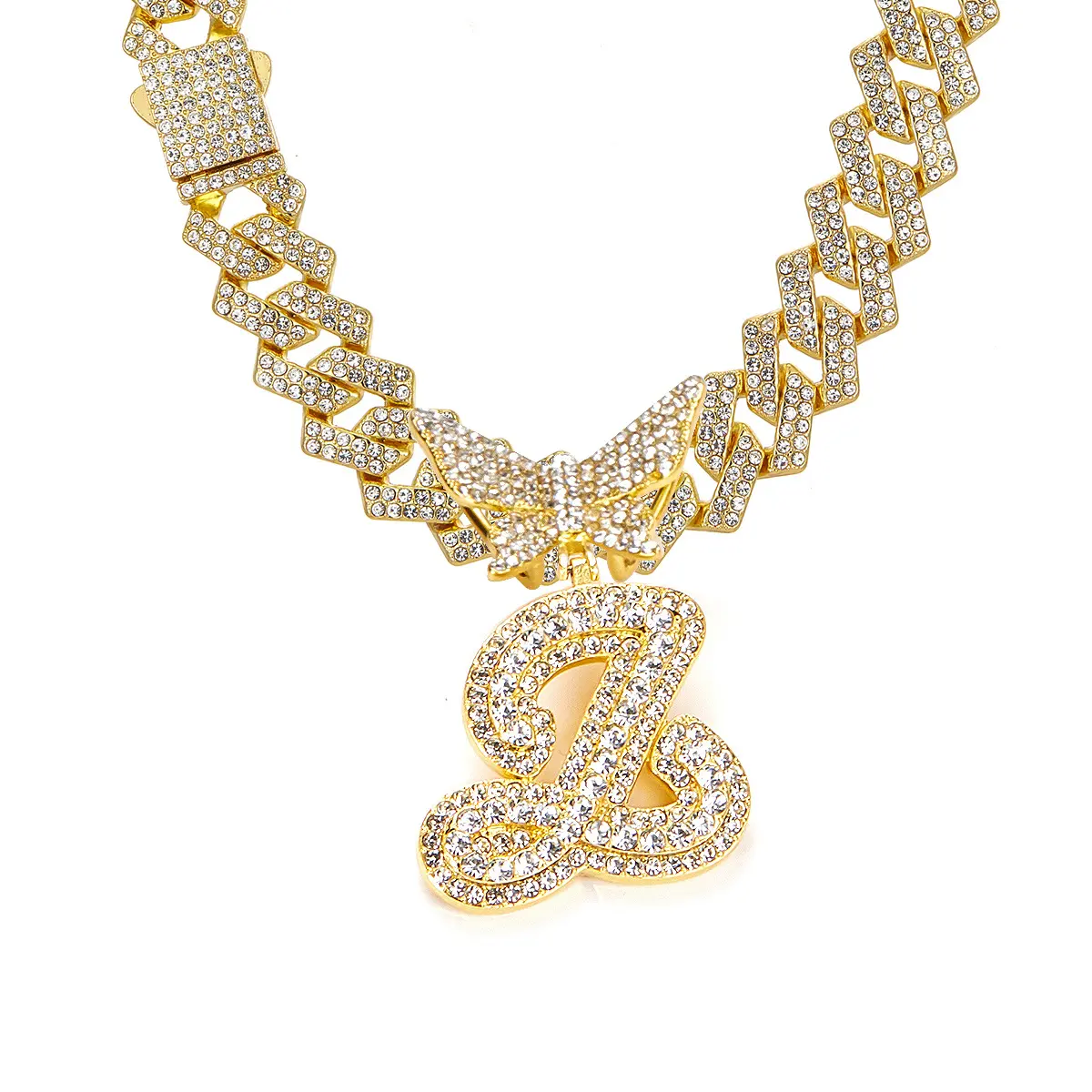 Golden letter necklace Z