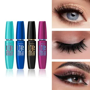 4D Waterproof Mascara Set (4 Pieces), Curling Mascara, Voluminous Mascara, Waterproof and Volumizing, Curl Lasting, Suitable for All Skin Colors, Long-Lasting Eyelash Makeup