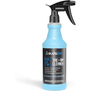 Suds Lab TC Tire and Rim Cleaner, Acid-Free Foaming Cleaning Solution, Safe for All Finishes, Home Car Detailing Wash