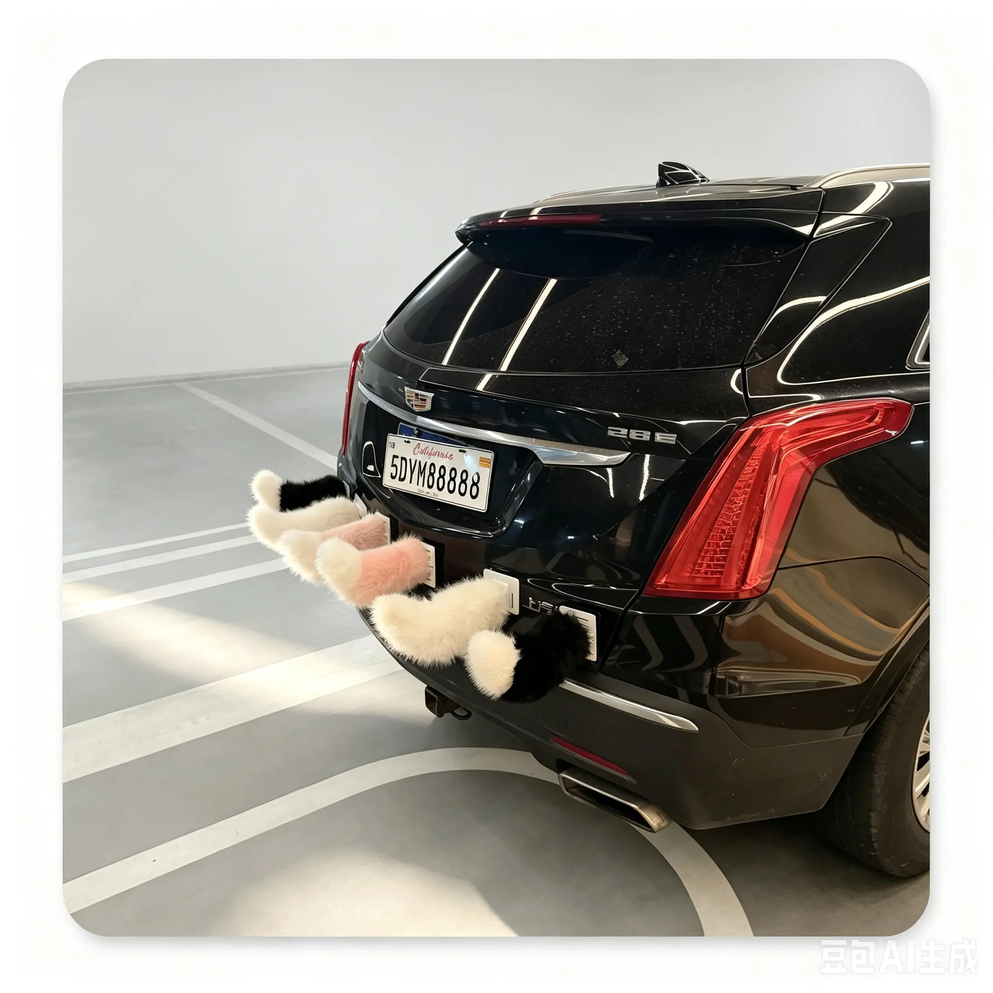 Remote Control Wagging Fox Tail Car Hanging Decoration - Voice Activated, Rechargeable Battery, Convenient Recharging, Daily Static Ornament for Car-Motorcycle, Cute Plush Gift for Drivers & Family and Friends, Vehicle Decor, Trinkets