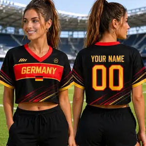 Personalized Germany Soccer Jersey, Custom Name Number Germany Jersey Adult Youth, German Football Shirt Fan Gift, Sports Tee