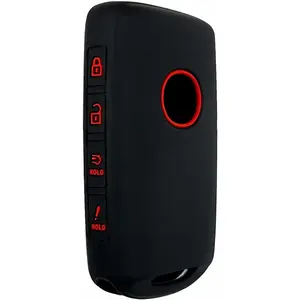 Key Fob Cover for MX5 CX30: 4 Buttons Remote Case Protecor Fit for Mazda 2019 to 2024 CX5 CX50 CX60 CX9 CX90 Mazda2 Mazda3 Mazda6 WAZSKE11D01 662FSKE11D01 TAYB675DYB |   Black Key Fob Replacement