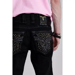 Remy Black Straight Jeans