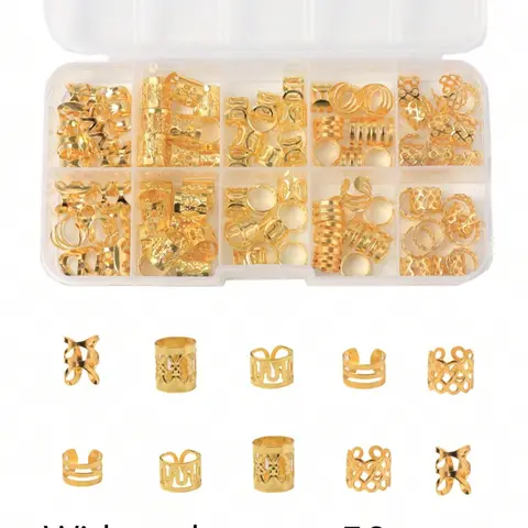 Mixed Style Hair Rings Set, Fashionable Hair Accessories for Women & Girls, Unique Gifts for Women