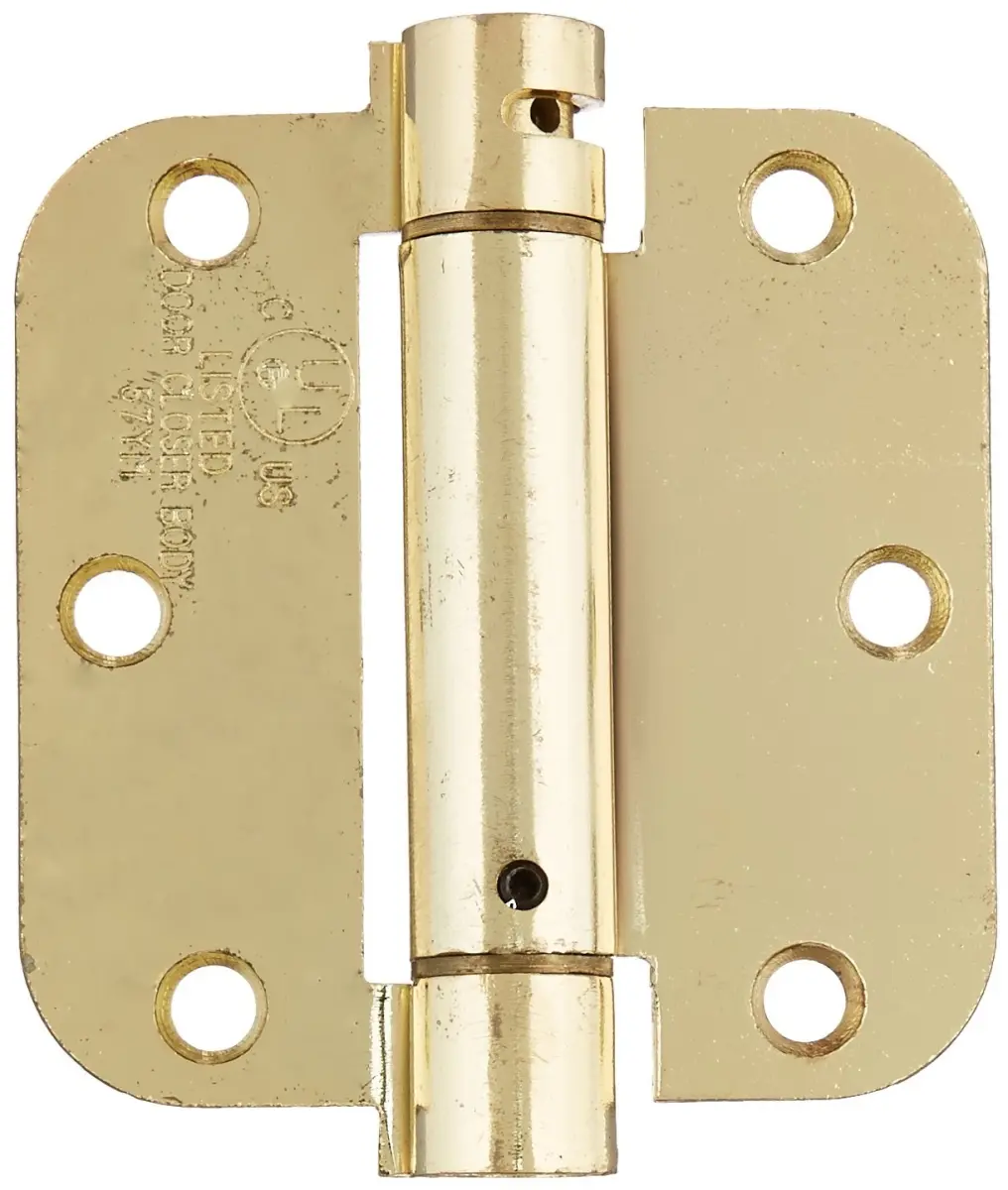 212 MAIN Deltana Spring Hinge Door Closer, 3.5x3.5x0.25 in., Polished Nickel, Door Hardware