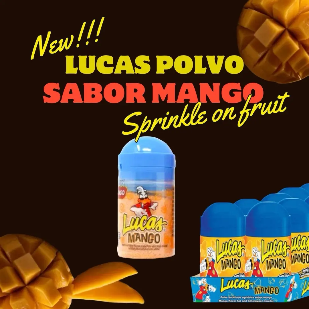 Lucas Polvo Mango/ Mango Flavor Powder Snack 10 ct