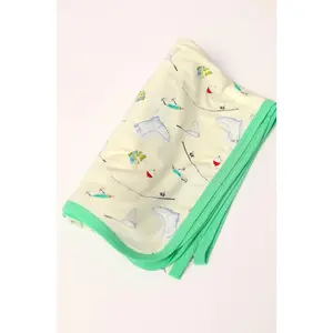 Fishing Bamboo Swaddle Blanket