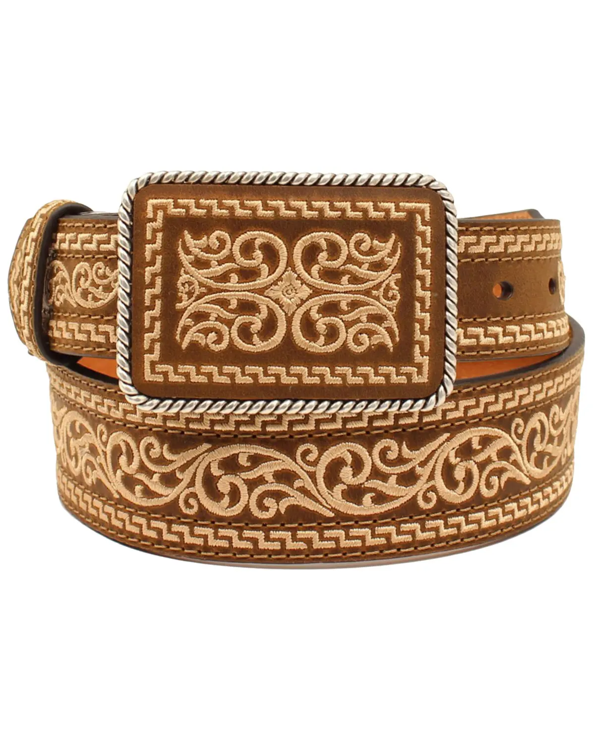 Nocona Men's Men'S Tapered Plate Western Belt - N210001802