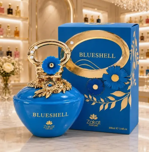 Zakat Parfums | Blueshell | Eau De Parfum | Unisex Fragrance | 100 ML | Lychee - Water Lily & Praline Notes