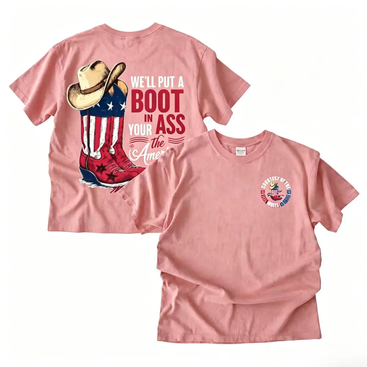Women's Casual Short-Sleeve Round Neck Essential Comfortable Fabric Print T-Shirt - Toby Keith Fan Top, 250th Anniversary America Flag Retro Street Style Tee, 4th Of July Streetwear, Flat, Lady, Thin, Soft, Pants, America250, Piece, Affordable Fashion, Ou