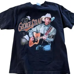 George Strait Vintage 2002 T-Shirt, Country Music T-Shirt, Music Band Tee, Music Lover, King Of Country Tour Shirt, Casual Tee, Gifts For Fan