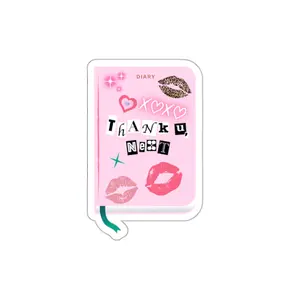 Cute Thank U Next Die-Cut Stickers for Laptops, Journals, Scrapbooking, Gifts, and Party Favors