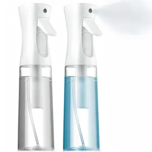 LMMAKE Hair Spray Bottle Continuous Water Mister Spray Empty Ultra Fine for Hair Styling, Pets, Plants, Cleaning, Misting & Skin Care, Salons, for Taming Hair in Morning, Curly Hair, Essential Oil