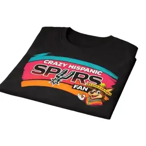 Crazy Hispanic Fan T-Shirt, Basketball Team Pride Hoodie, Full Sizes, Full Colors, Unisex Graphic Crewneck, For Men, For Women