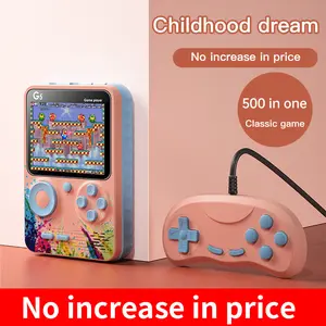Retro Handheld Game Console - 500 Classic Games, 2-Player Support, Vintage Gaming Experience, Perfect for Gamers, Relive Childhood Memories