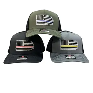 Thin Line Hat! Available in Flex Fit / Richardson / Flat Bills / Golf Hats