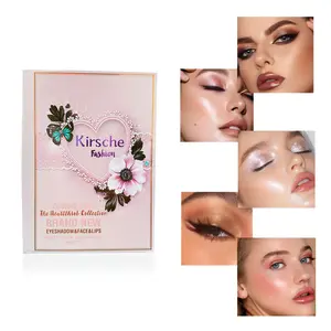 78 Color makeup  book, Eye Shadow Powder Blusher High Gloss Lipstick, Eyebrow Powder, Pearl Matt Sequins Combination, 5-layer Color Makeup Plate, Available For Cosplay Party