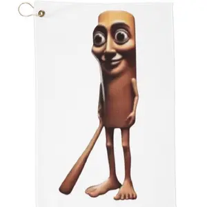 Tung Tung Tung Sahur Triple T Funny Golf Towel, Microfiber Golf Towel with Clip, Absorbent Hilarious Golf Towel Golf Gift for Clubs and Ball