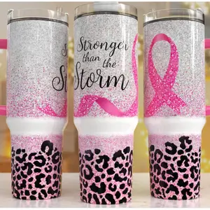 Breast Cancer Awareness 40 oz Tumbler Drinkware Flasks