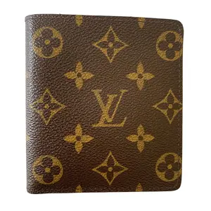 Pre-owned Louis Vuitton Bifold Small Leather Goods mens Wallet CA0075 authentic with COA