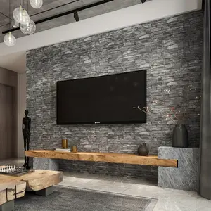 100pcs DIY 3D Wall Sticker Wallpaper Wall Panel with Knife Foam Soft Brick Self Adhesive Waterproof Mould Proof Room Home Living Room Bahtroom Kitchen Bedding Room Decoration