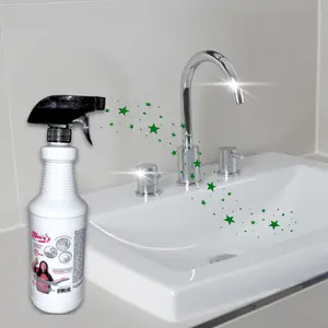 Caro's Soap Scum & Hard Water Remover 32 fl.oz - Ready to use Bathroom Cleaner- Sinks, Showers, Toilets, Glassshower, Porcelin