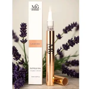 Cuticle Oil Pen Lavender 3ml - Organic Nail Growth Formula Non-Topical Vegan Mess-Free Application for Healthy Nails Manicure Repair