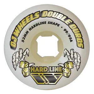 53mm Double Duro Hardline 99a/95a OJ Skateboard Wheels