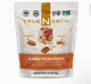 TrueNorth Almond Pecan Cashew Clusters Net Wt 20 Oz (566g) Snack Nut Protein Peanut