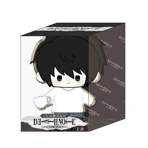 Wai Gua Studio Death Note 15cm Cute Plush Figure Keychain - Unisex Anime Collectible Merchandise, Trendy Charm Pendant, Deathnote