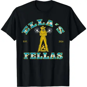 Ellas Fellas Vintage Matching Squad for Men Women T-Shirt