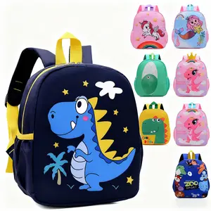 Cute Dinosaur Unicorn Kids Backpack, Adjustable Shoulder Strap, Lightweight Preschool Bag for Boys & Girls, Back to School Gift, First Day of School Backpack