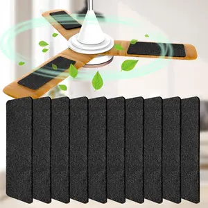 10Pcs Activated Coconut Shell Carbon Ceiling Fan Air Purifier Pads, Easily Sticks Unscented Air Filters for Common Household Contaminants