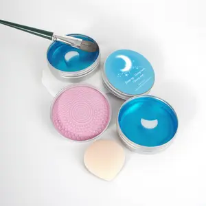 Moon Cleansing Soap for Makeup Sponges and Cosmetic Tools, Specialized Cleaning Soap for Deep Cleansing, Easy to Wash, Handmade Soap